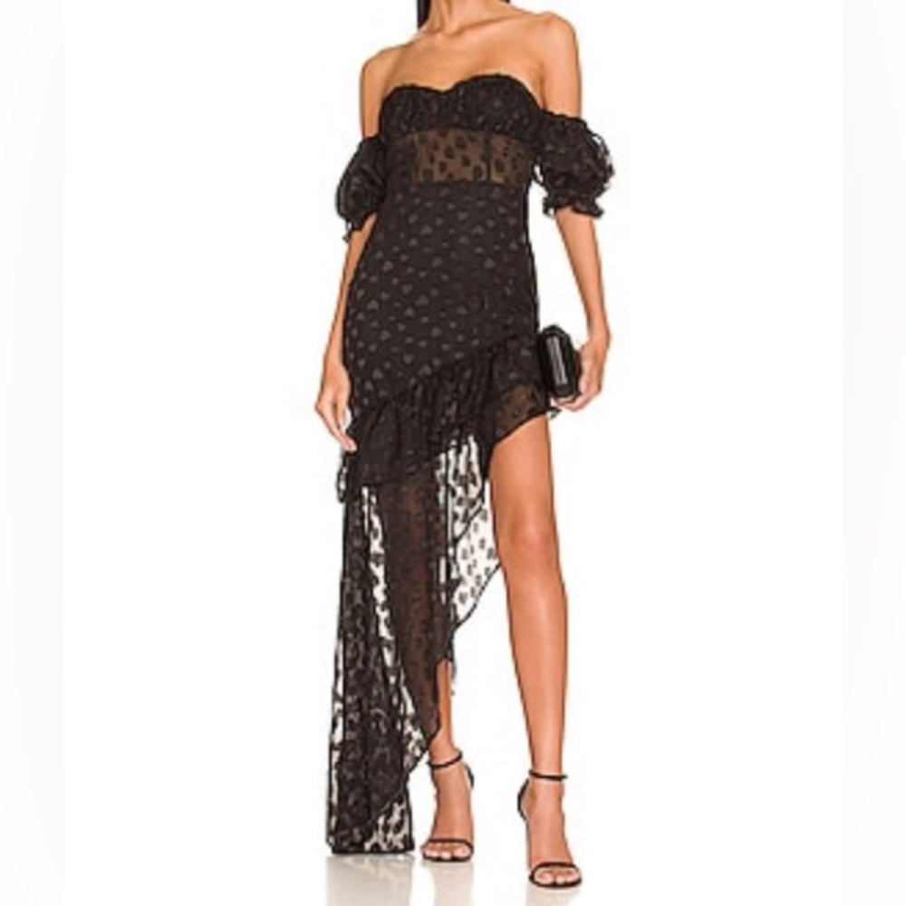 NWT Marjorelle Revolve Black Kayleigh Gown Size Small